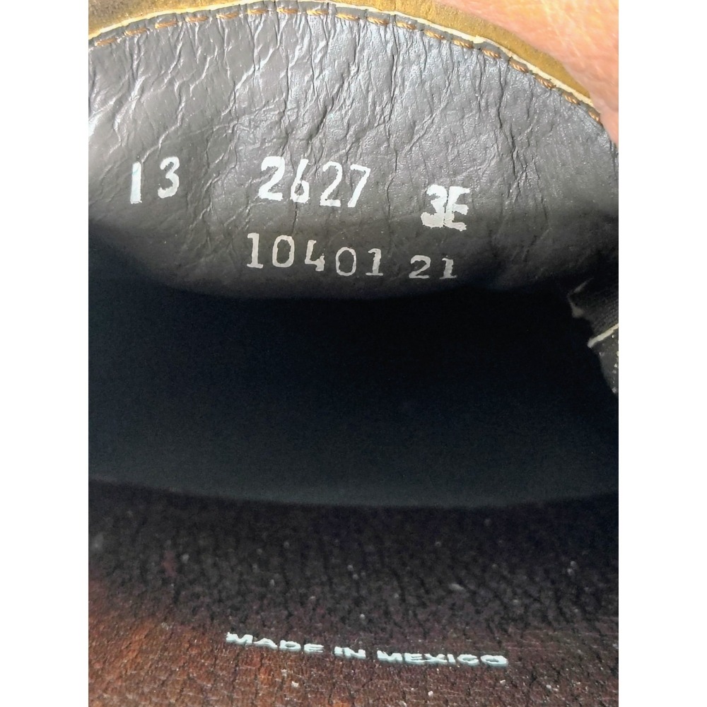 Hitchcock Boat Moccasin Mens Size 13 3E Brown Leather Slip On - Picture 10 of 11